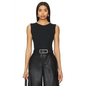NEW COMMANDO luxury rib signature bodysuit in black